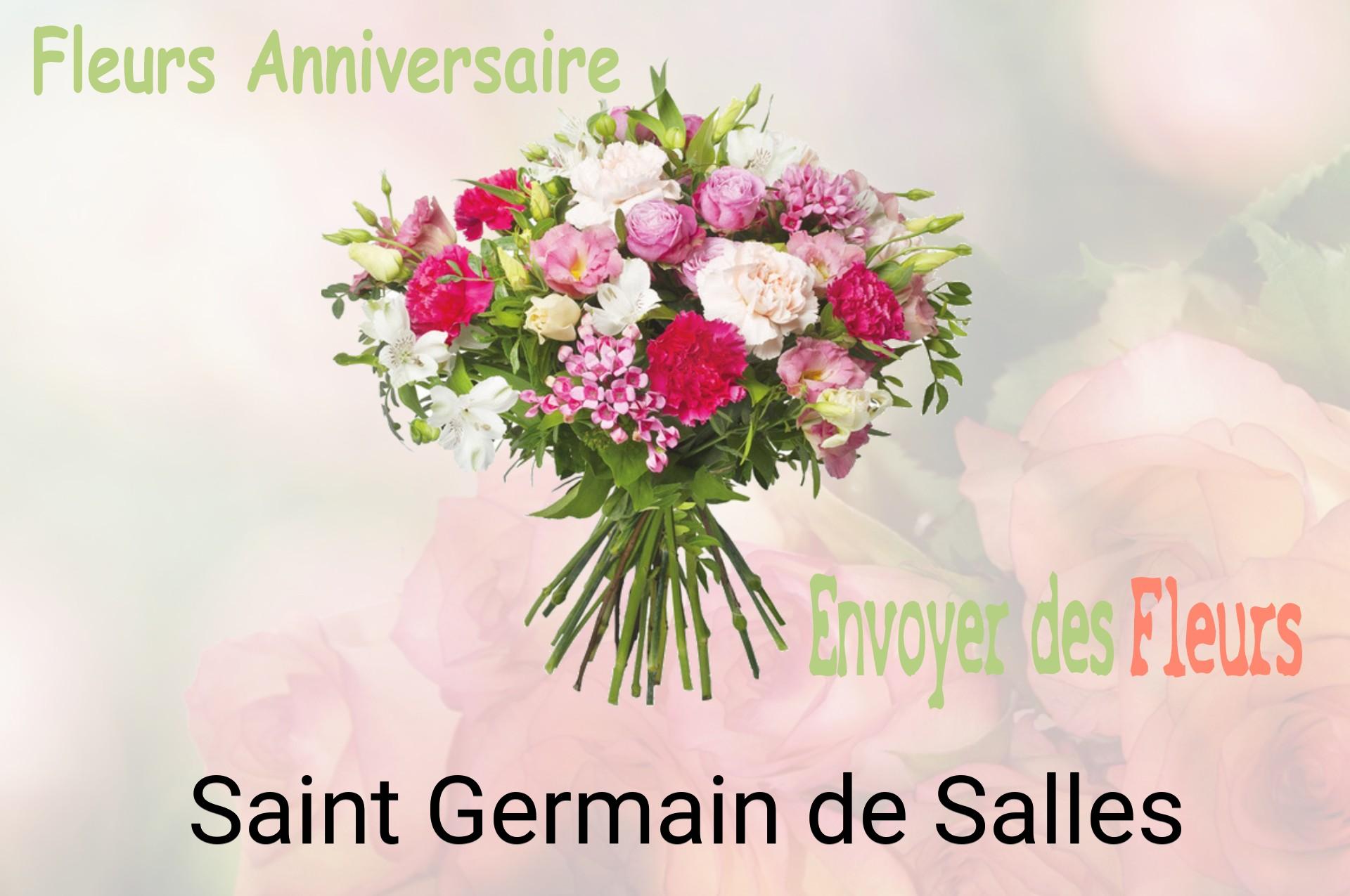 Bouquet de fleurs d’anniversaire livré à Saint-Germain-de-Salles