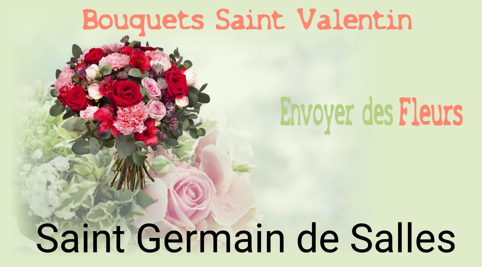 Roses de Saint-Valentin livrées à Saint-Germain-de-Salles